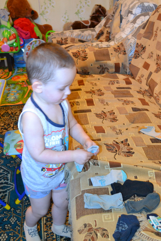 Наши развивающие занятия в 2 года