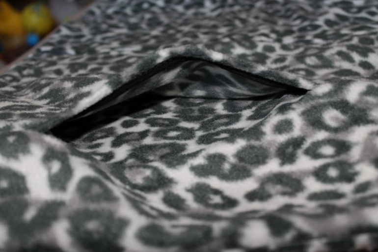 Толстовка "Серый леопард"