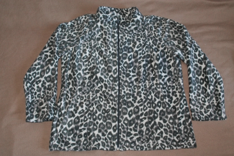 Толстовка "Серый леопард"