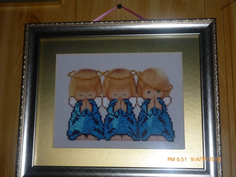 оформила ангелочков (две работы)