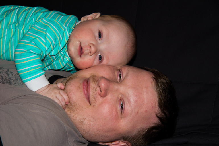 Ромашка) с мамой и папой