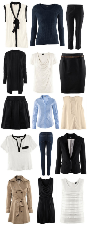 Базовый гардероб. Примеры 1