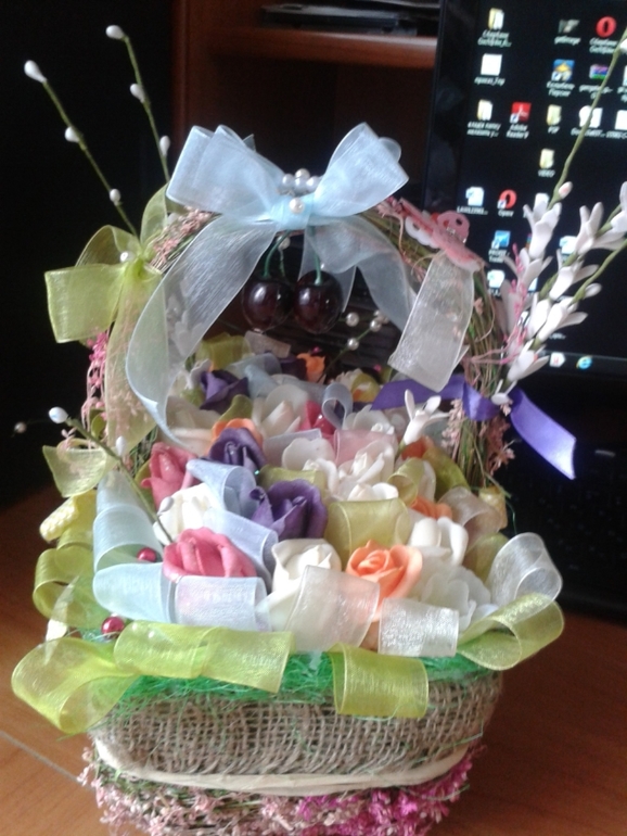 К пасхе и не только цветочные композиции...