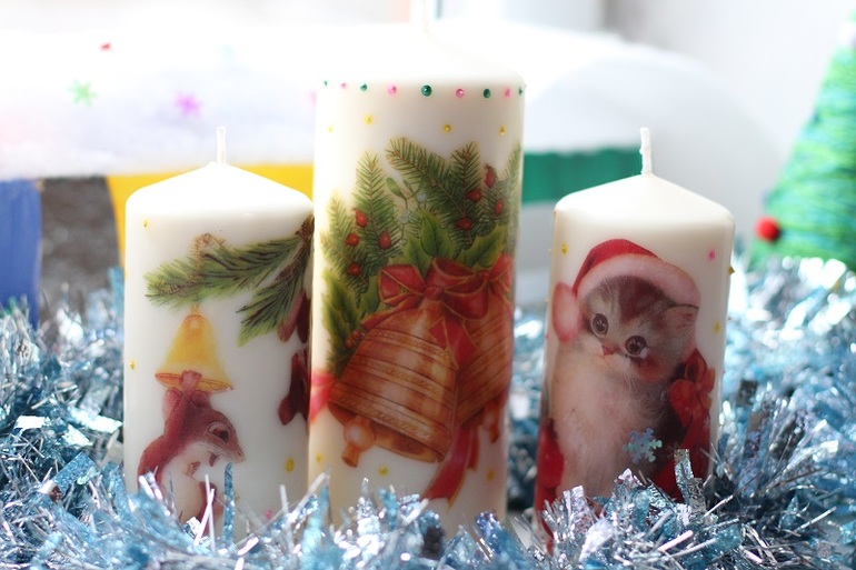 Новогодний декупаж