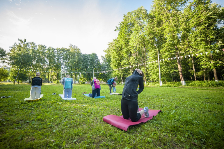 Зарядка с элементами йоги. Сурья Намаскар и Око Возрождения