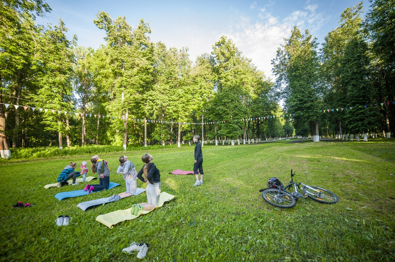 Зарядка с элементами йоги. Сурья Намаскар и Око Возрождения