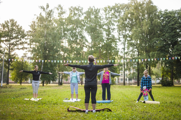 Зарядка с элементами йоги. Сурья Намаскар и Око Возрождения