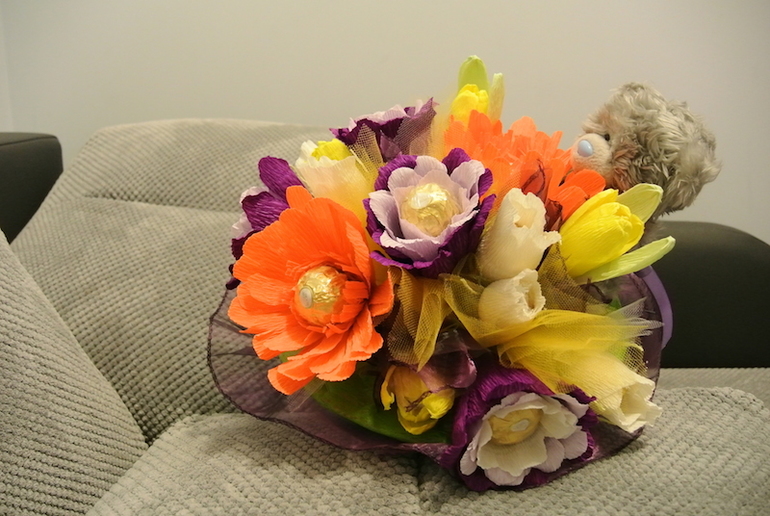 К 8 марта трудилась для знакомых! Делала подарки.