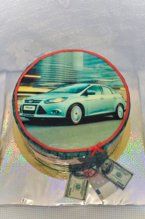 Быстро-фототорт для нашего крестного