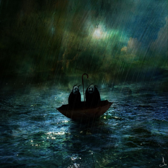 Скандинавские сказки..Как же здорово он рисует..