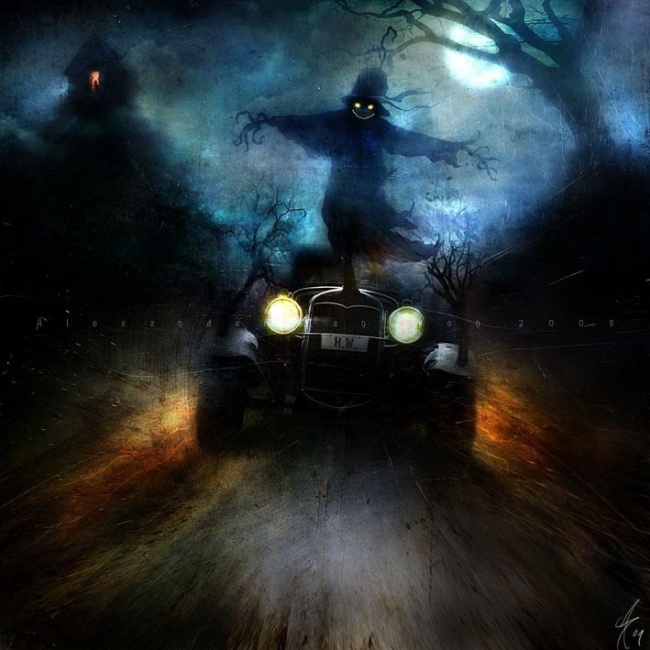 Скандинавские сказки..Как же здорово он рисует..