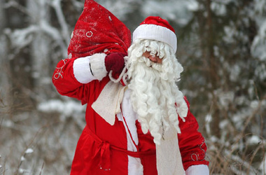 Дед Мороз - борода из ваты