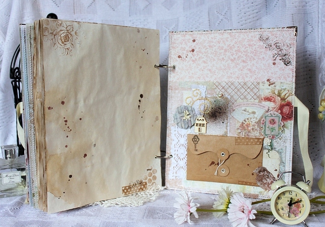 Альбом для романтичной барышни для фото и записей