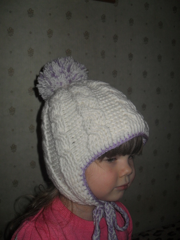 Шапка косами!!!!!!!!