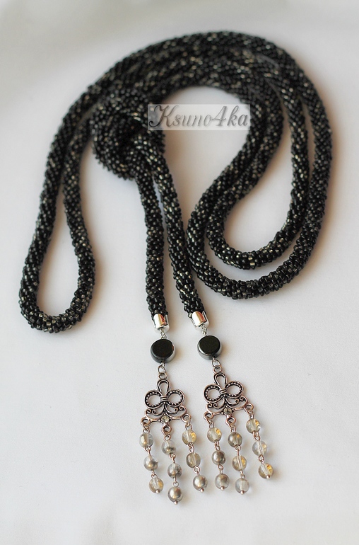 Лариат "Тёмное серебро"