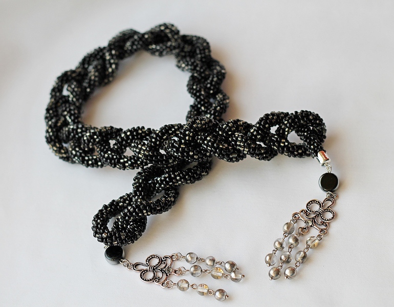 Лариат "Тёмное серебро"