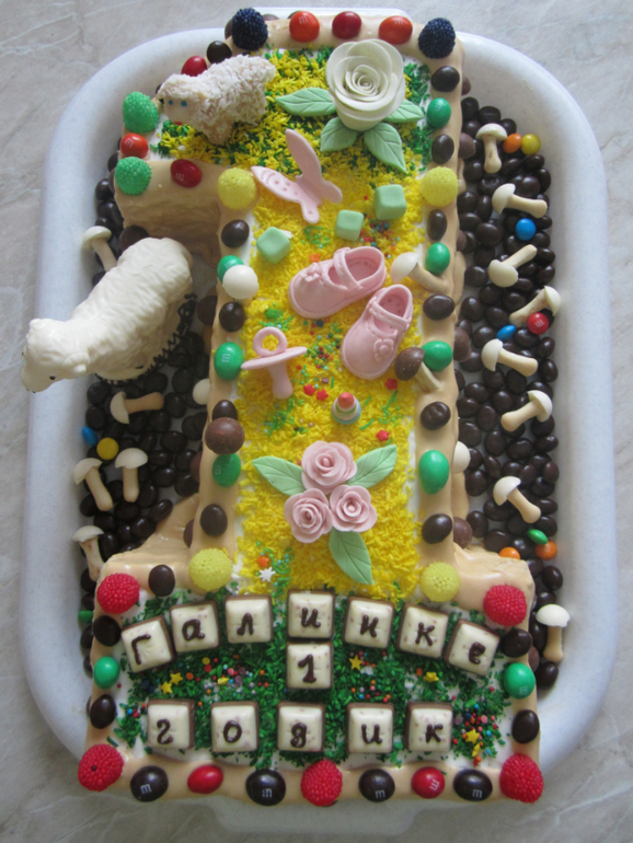 Торт -единичка МК