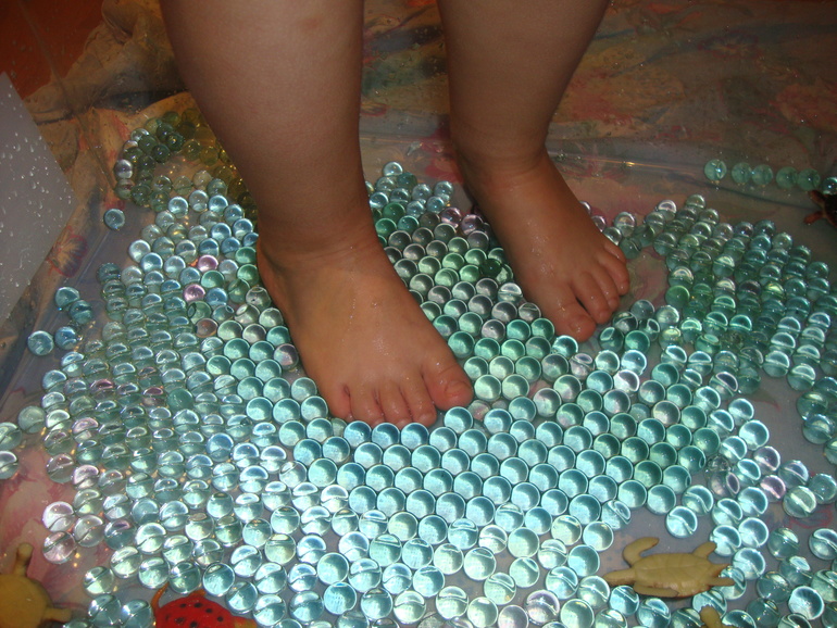 Сенсорная коробочка с гидрогелем