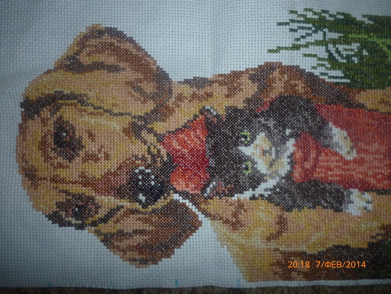 моя первая вышивка