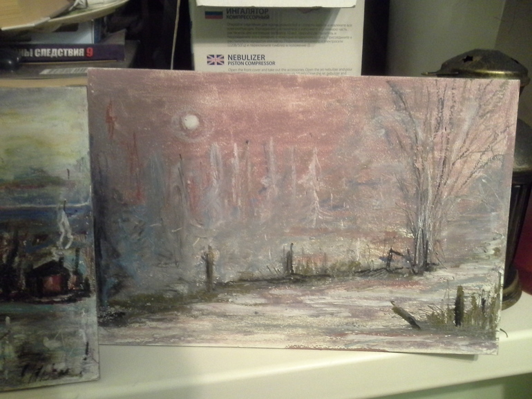 эксперименты с масляной пастелью