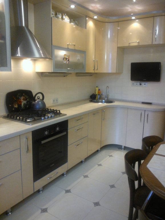 А как вам моя кухонька?