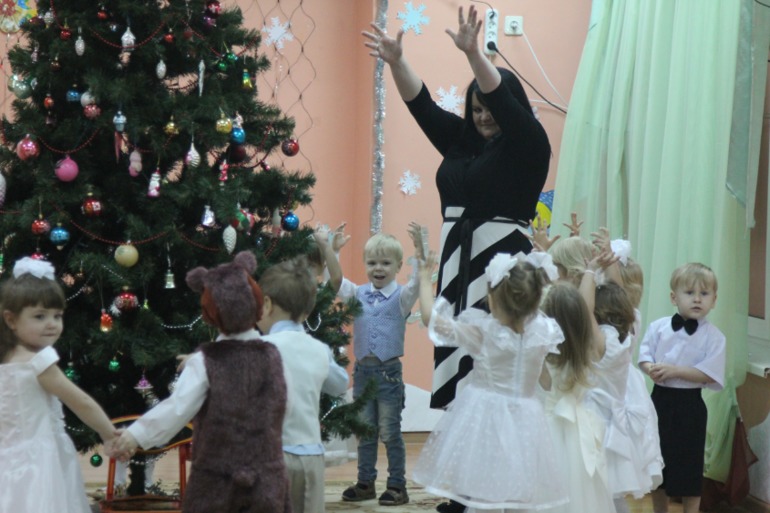 Новый год в саду)