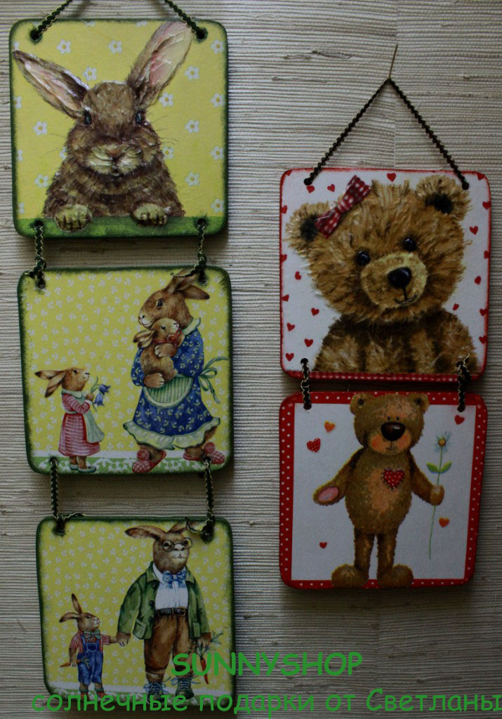 Панно в детскую с объемными элементами