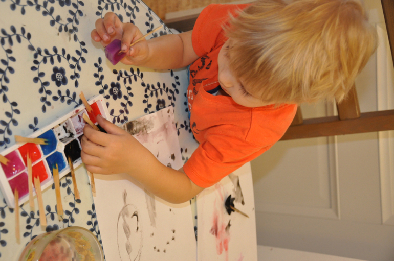 Рисование льдом