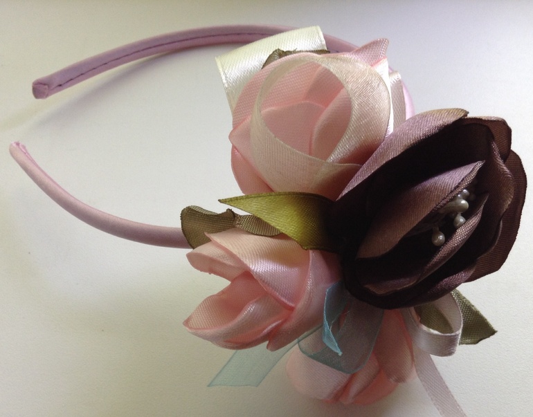 Цветочные ободочки...