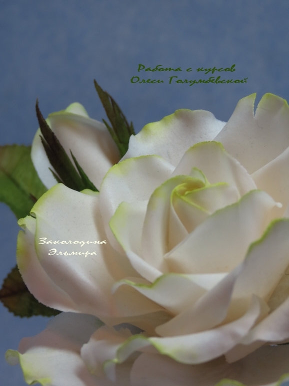 Мои цветочки с Курсов Олеси Голумбевской.