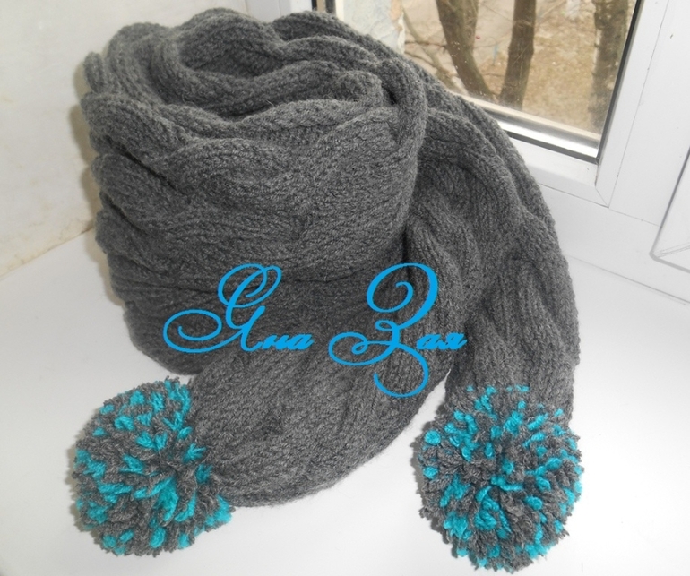 Комплект шапка+шарф!