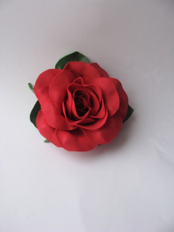 Мои первые цветочки из фоамирана