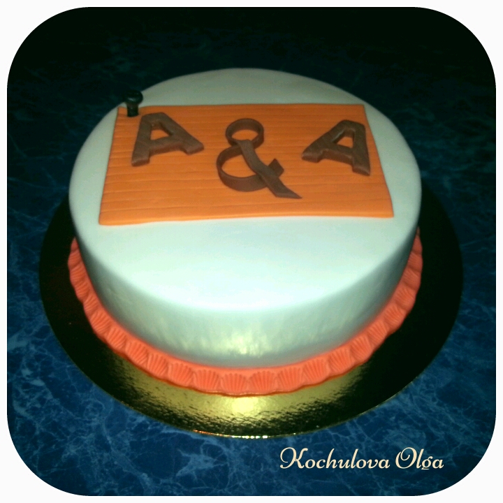 тортик свадебный, (на роспись)