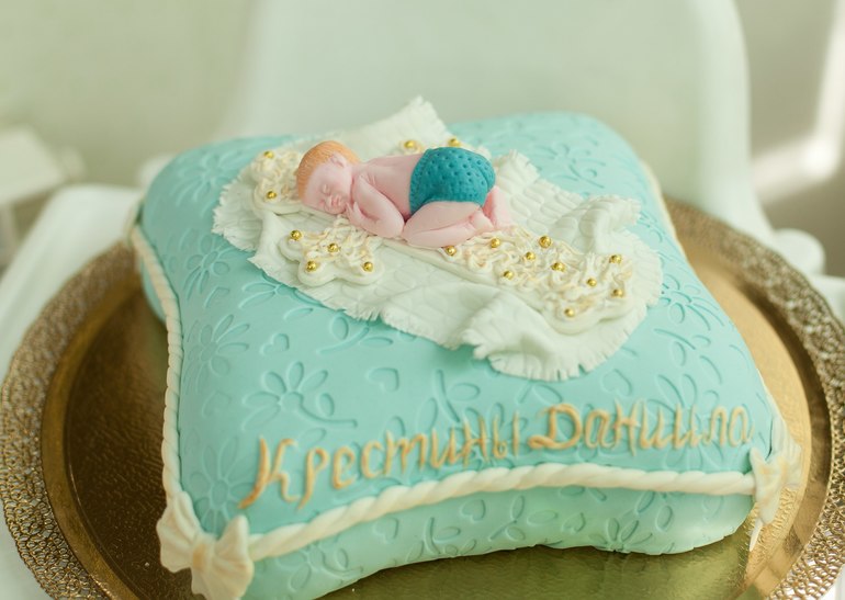Подушечка на крестины.