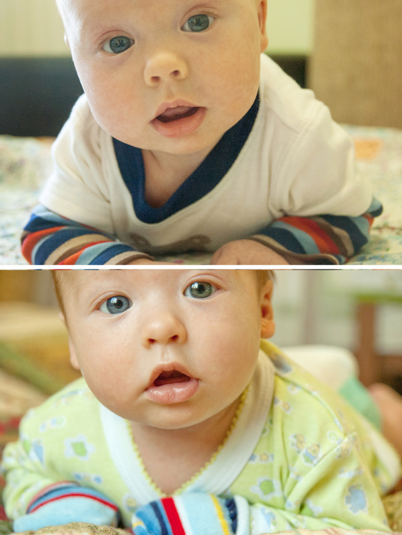 А мои мальчики похожи?