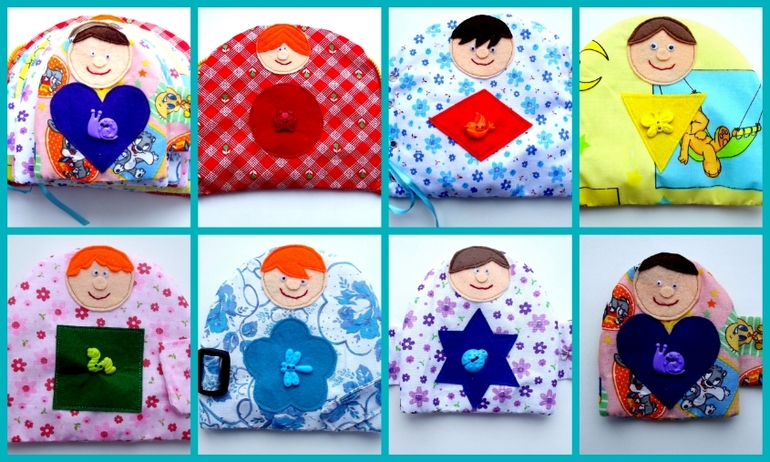 Матрешки-застежки для любопытных ручек)