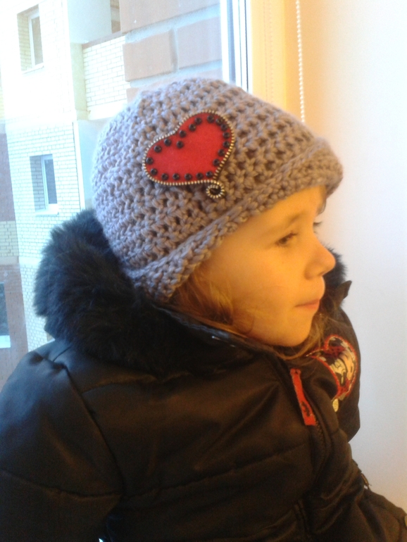 Два часа и шапка готова)))