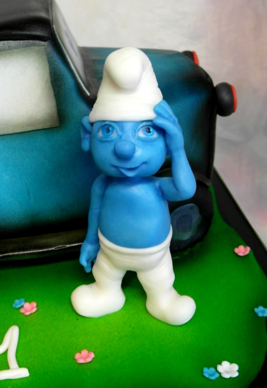 Смурфики на грузовике)