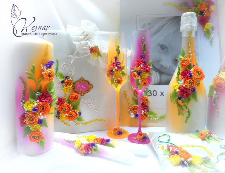 Свадебные наборы на заказ