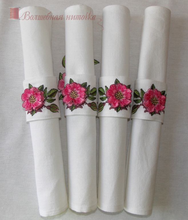 Скатерть с шиповниками!