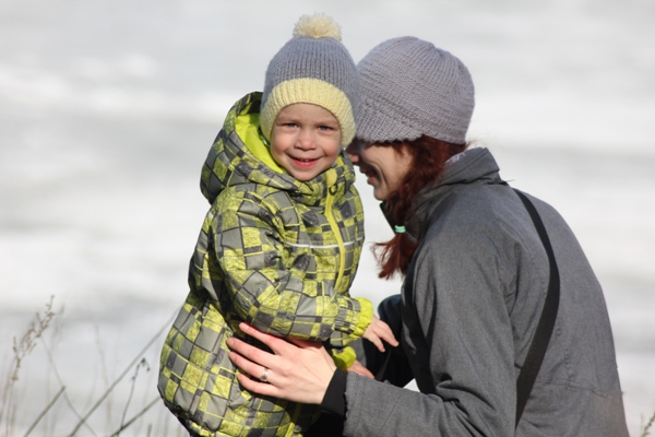 Когда у папы выходной, а на улице хорошая погода)