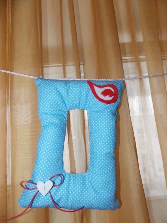 Гирлянда из мягких букв))))