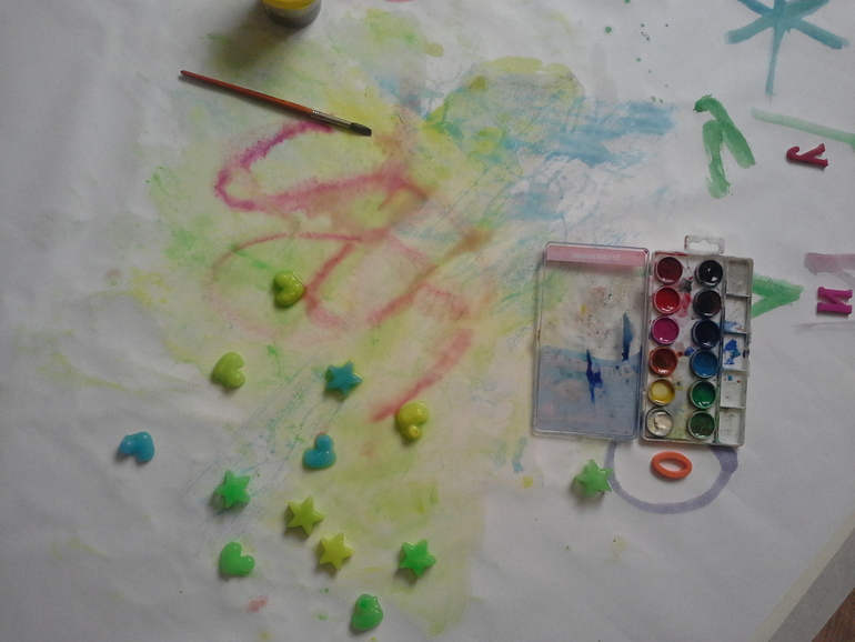 Рисуем льдом и прочие рисовательные занималки