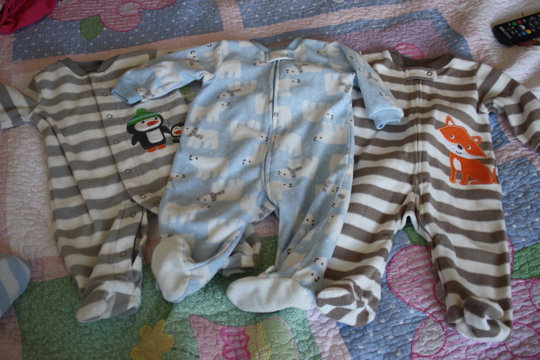 Слипы для малыша на 3-6 мес Carters, Gymboree,Mothercare