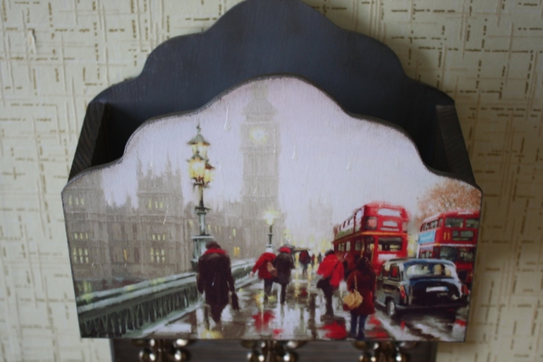 Ключница "Дождливый Лондон"