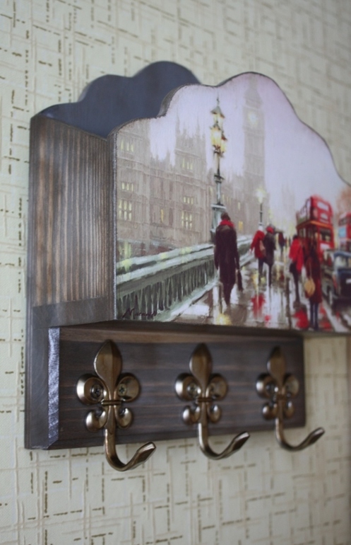 Ключница "Дождливый Лондон"