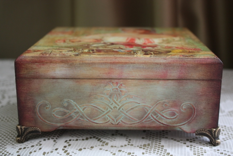 Шкатулка для чайных пакетиков)