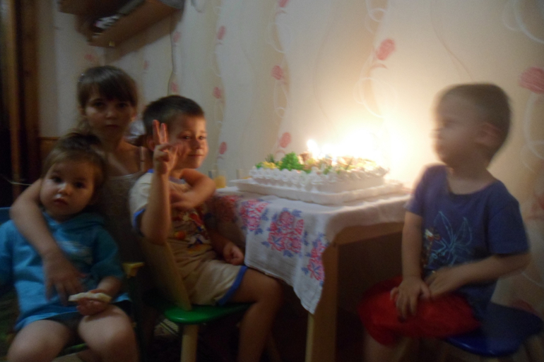 День рождение Ярослава (4 года) 1.07.2014