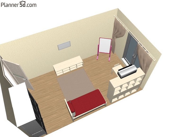 Девочки, помогите расставить мебель в детской.