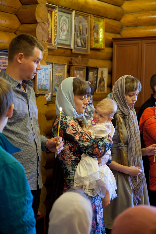 Крещение нашей Юляшки (фото)